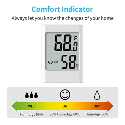2023 Car Humidity Gauge Touring Car Thermometer for Home Digital Hygrometer Room Thermometer and Humidity Gauge with Temperature