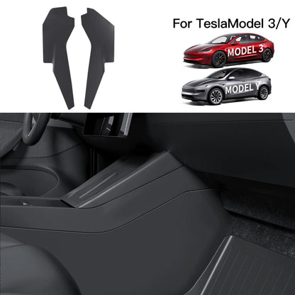 YZ Car Center Console Two Side Panel Anti Kick Pad Protector For Tesla Model 3 Y Highland Juniper 2026 TPE Anti-dirt Protective