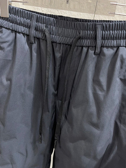 High-End Seamless down Trousers Men's Outdoor Waterproof Lightweight Warm Straight Leg Duck down Pants Fashionable Autumn Winter