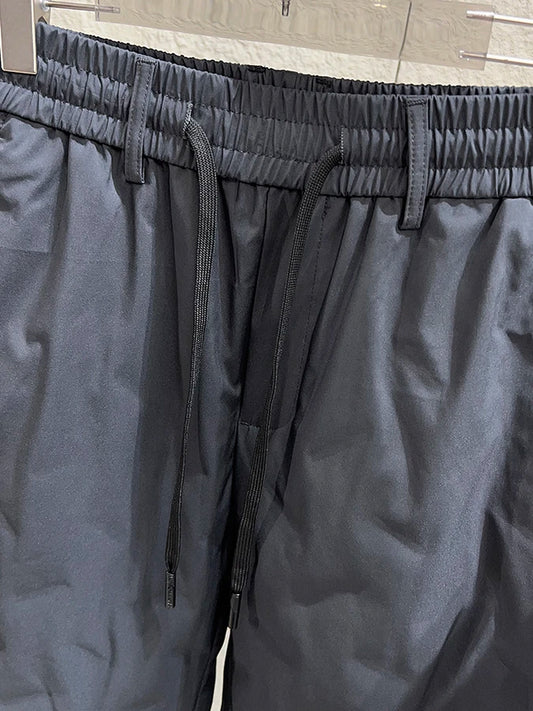 High-End Seamless down Trousers Men's Outdoor Waterproof Lightweight Warm Straight Leg Duck down Pants Fashionable Autumn Winter