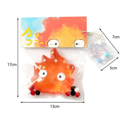 Fire Water Figure Squeeze Toy Funny Fire Slow Rebound Toys Stress Relief Toy 3.9inch Spit Bubble Fire 3D Sensory Toy Gifts