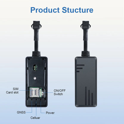 TrackerKing 3pieces J16 4G+2G Vehicle GPS Tracker  ACC Relay GSM Global Real Time Tracking GT06