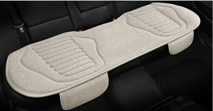 Universal Linen Car Seat Cover Four Season Auto Flax Comfortable Breathable Anti-Slip Covers Cushion SUV Car Seat Protection