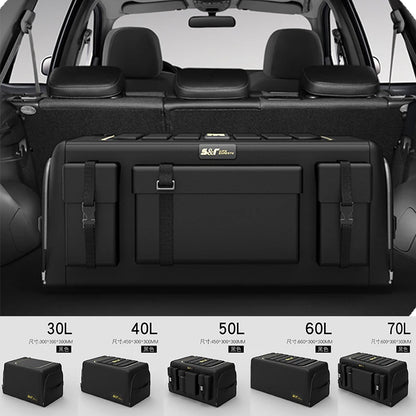 30L-70L Car Luggage Storage Box Large Capacity Multi Functional Tool Storage Bag Oxford Foldable Emergency Storage Box