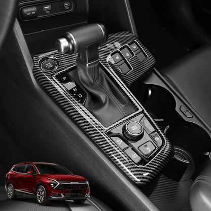 Car Center Control Panel For Tuning Kia Sportage NQ5 2022 2023 Left Hand Drive Gear Shift Cover Central Decal Protection