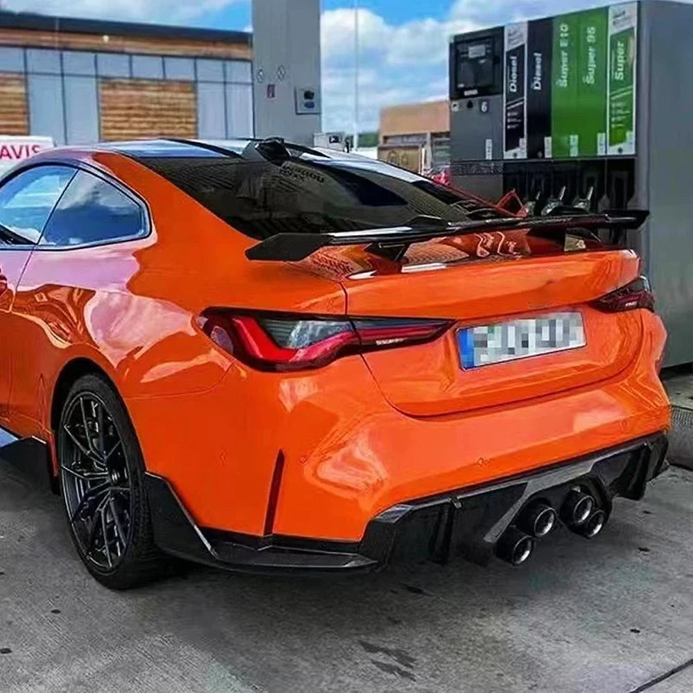 Universal Car Modification GT Tail Wings Non Perforated MP Large Tail Wing Decoration Collision Abrasion Prevention Spoiler