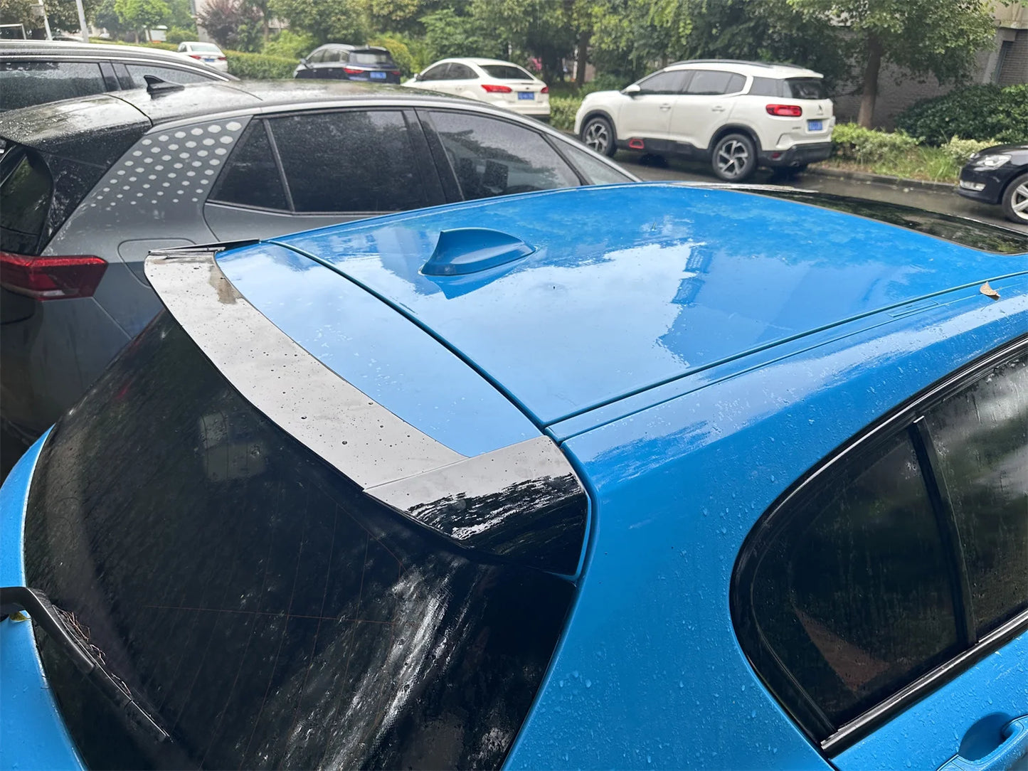 For BMW 1 Series LCI F20 F21 116i 120i 118i M135i M140i 2011-2018 Tail Wings Fixed Wind Spoiler Car Rear Wing Boot Spoiler