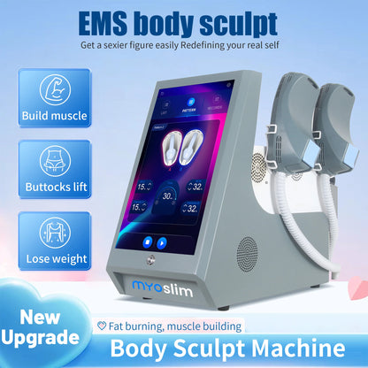 EMS Body Sculpting Machine Fat Weight Loss 15 Tesla 5 Handles Muscle Stimulator RF Sculpting Slimming Electromagnetic
