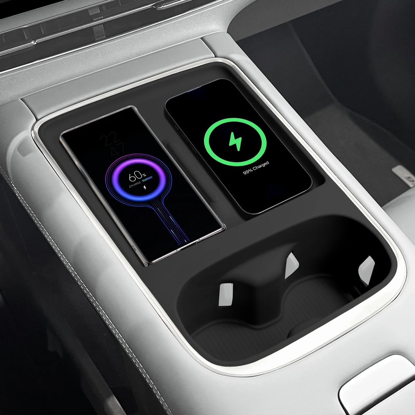 For Xpeng G6 2025 2026 Wireless Charging Pad Silicone Pad Cup Holder One Decoration Automobile Refit Accessory Set