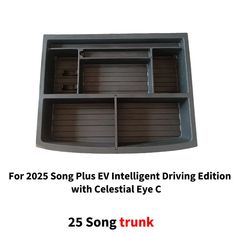 Front Trunk Storage Box For BYD Song Plus EV Seal U 2023-2025 Car Interior Storage Rear Trunk Storage Boxes Body Kit Accessories