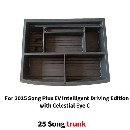 Front Trunk Storage Box For BYD Song Plus EV Seal U 2023-2025 Car Interior Storage Rear Trunk Storage Boxes Body Kit Accessories