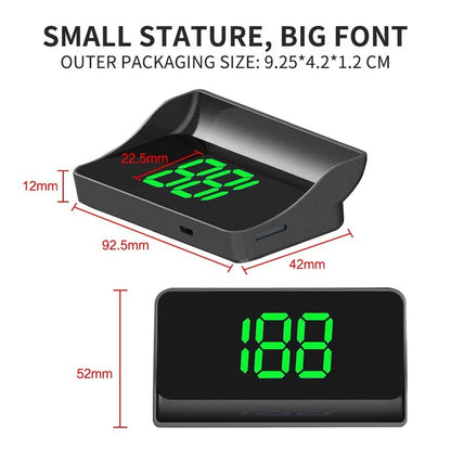 Universal Car HUD Display GPS Speedometer KMH MPH Projector Plug and Play Auto Accessories Windshield Anti-Glare Head Up Display