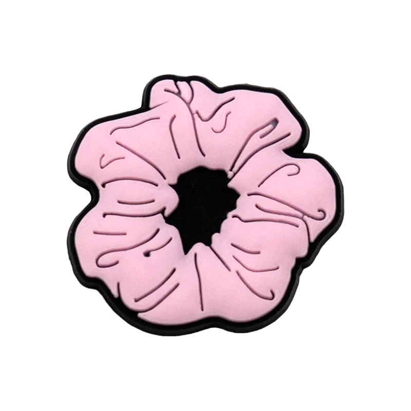 1/50PCS Pink Style Alphabet Women Shoe Charms Accessories Pins for Clog Fashion Women Shoe Buckle Decorations Tote Bag Pendant