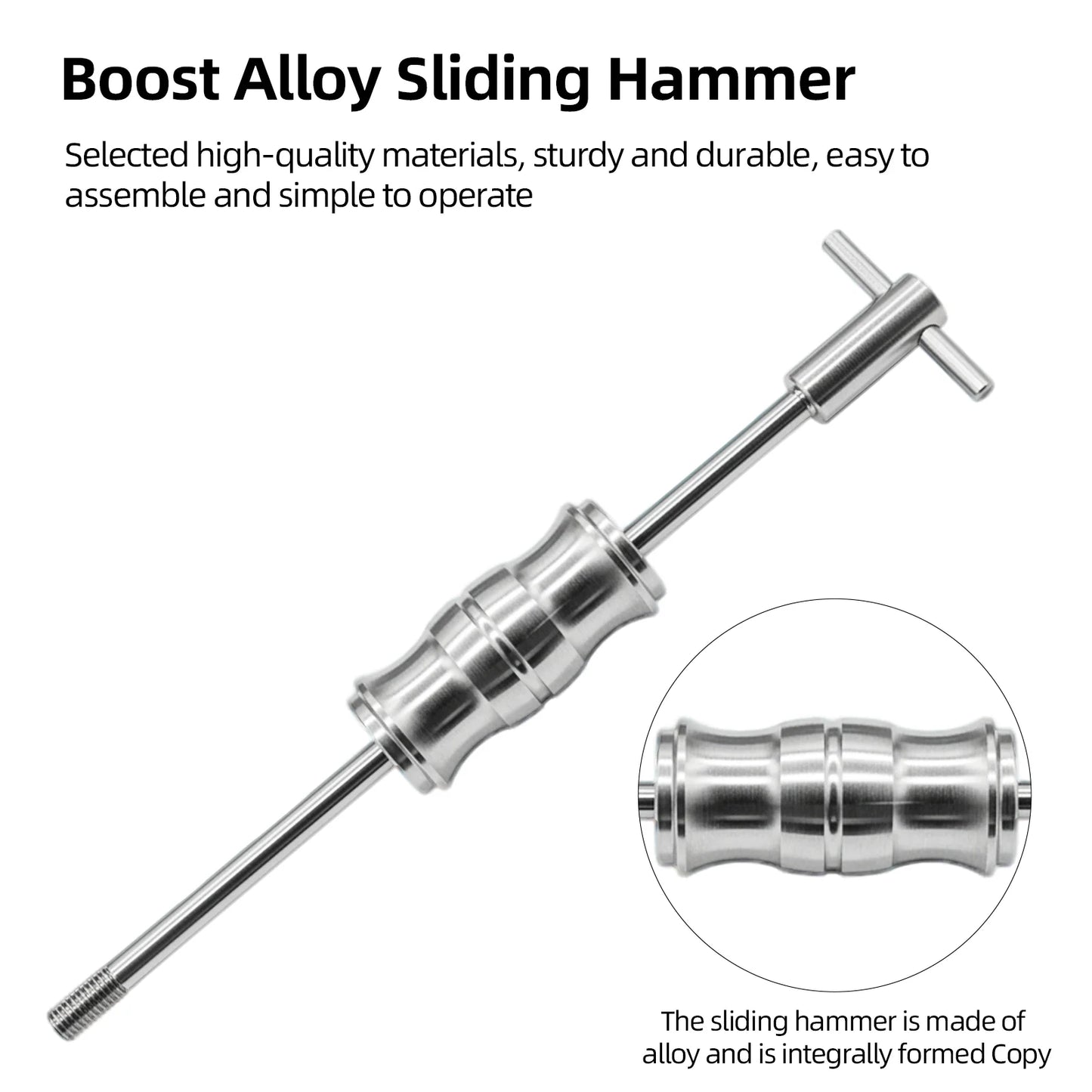 12Pcs/Set Slide Hammer Bearing Removal Tool Internal Extractor for Car Maintenance Blind Hole Bearing Extraction 8-32mm Range