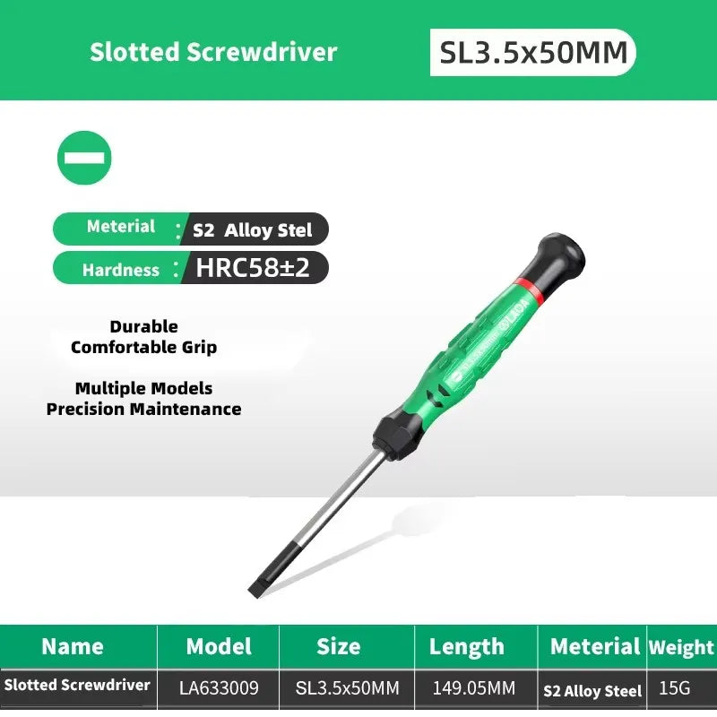 LAOA 1pcs precision screwdriver SL1.0-4.0 screwdriver phillips mini screwdriver phillips screwdriver plum blossom T5-T20