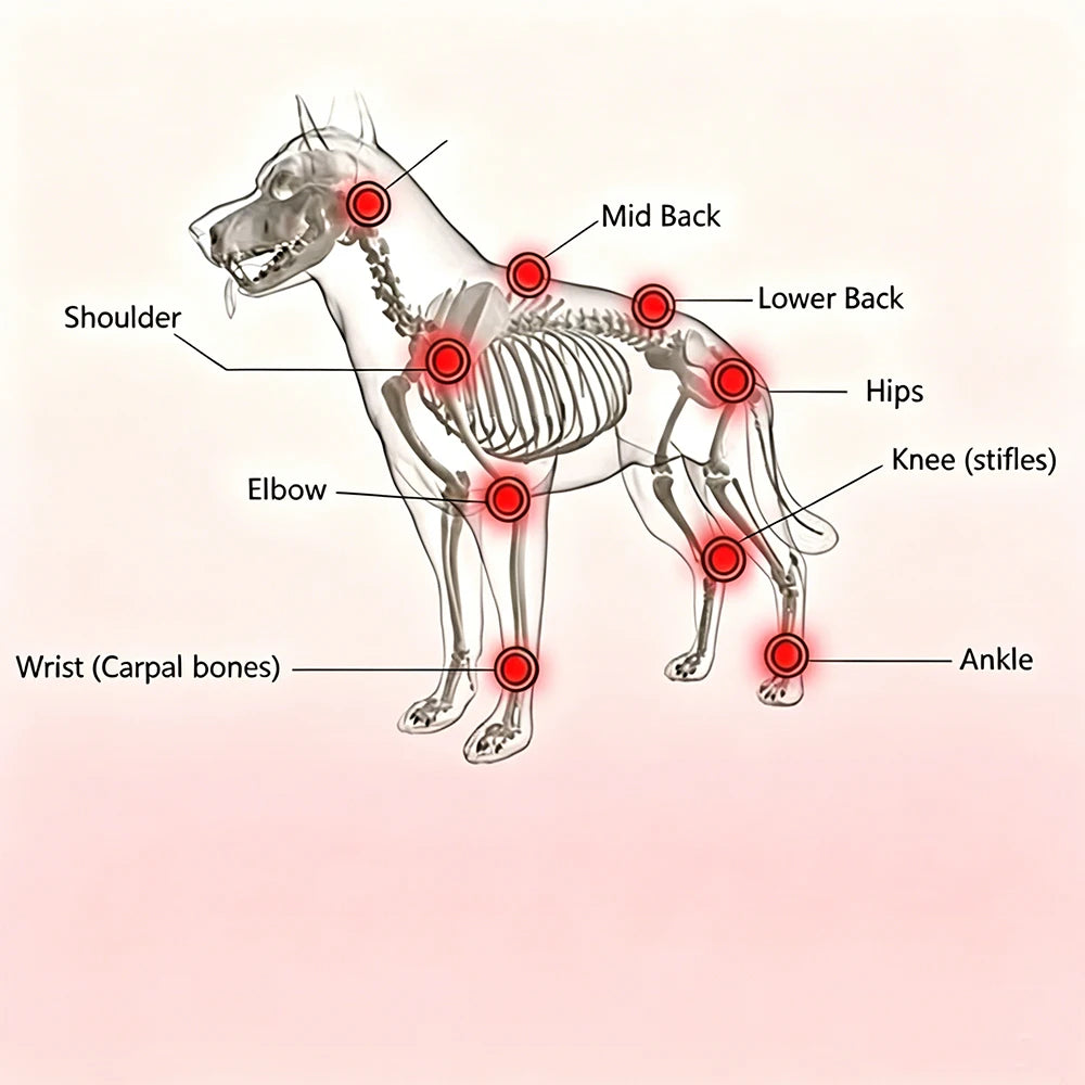 Pet Care Home Use Infrared Red Light Therapy Belt Wrap for Dogs Cats