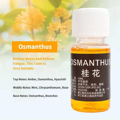 10ml Car Perfume Refill Plant Essential Oil Aroma Diffuser for Fragrance Rose Lemon Jasmine Tea Tree Aroma Diffuser Humidifier