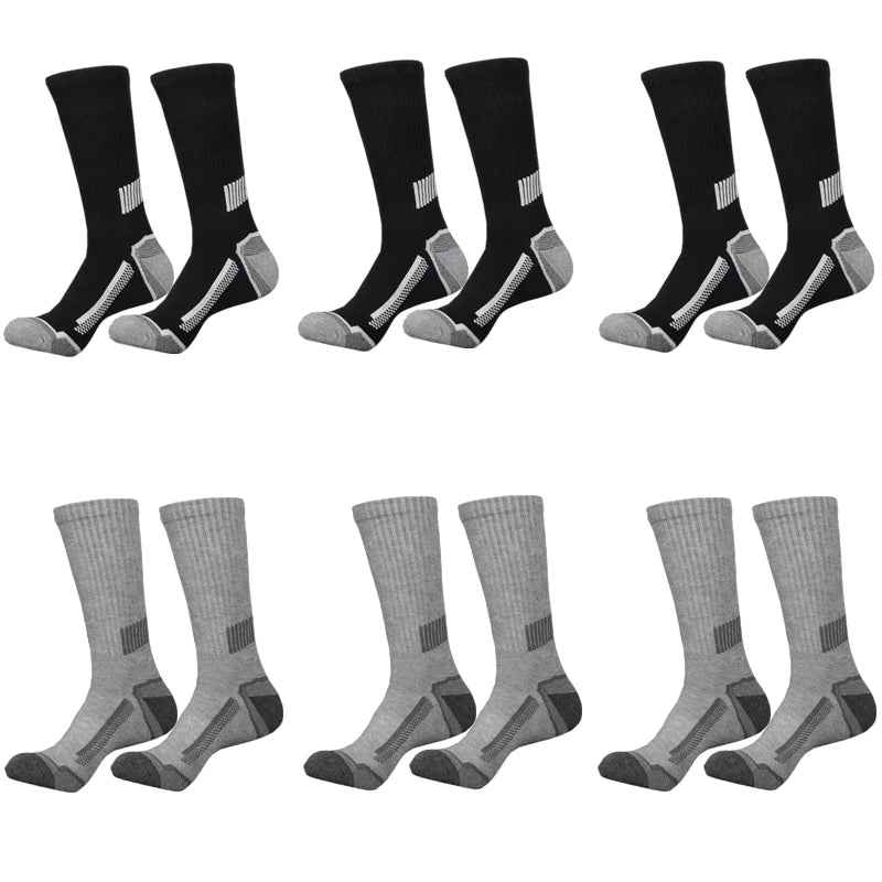 12Pairs of MEN'S Sports Socks, Sweat Absorbing, Comfortable and Breathable, Suitable for Basketball Training and Outdoor Running