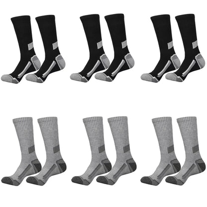 12Pairs of MEN'S Sports Socks, Sweat Absorbing, Comfortable and Breathable, Suitable for Basketball Training and Outdoor Running