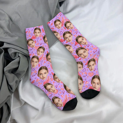Custom avatar socks for men and women custom photo socks DIY personalized picture socks photo socks personalized gifts
