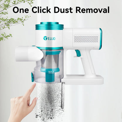 Cordless Handheld Vacuum Cleaner,26000PA,Touch Screen,Smart Dust Sensor,Auto Speed Control for Home Bed Carpet Clean
