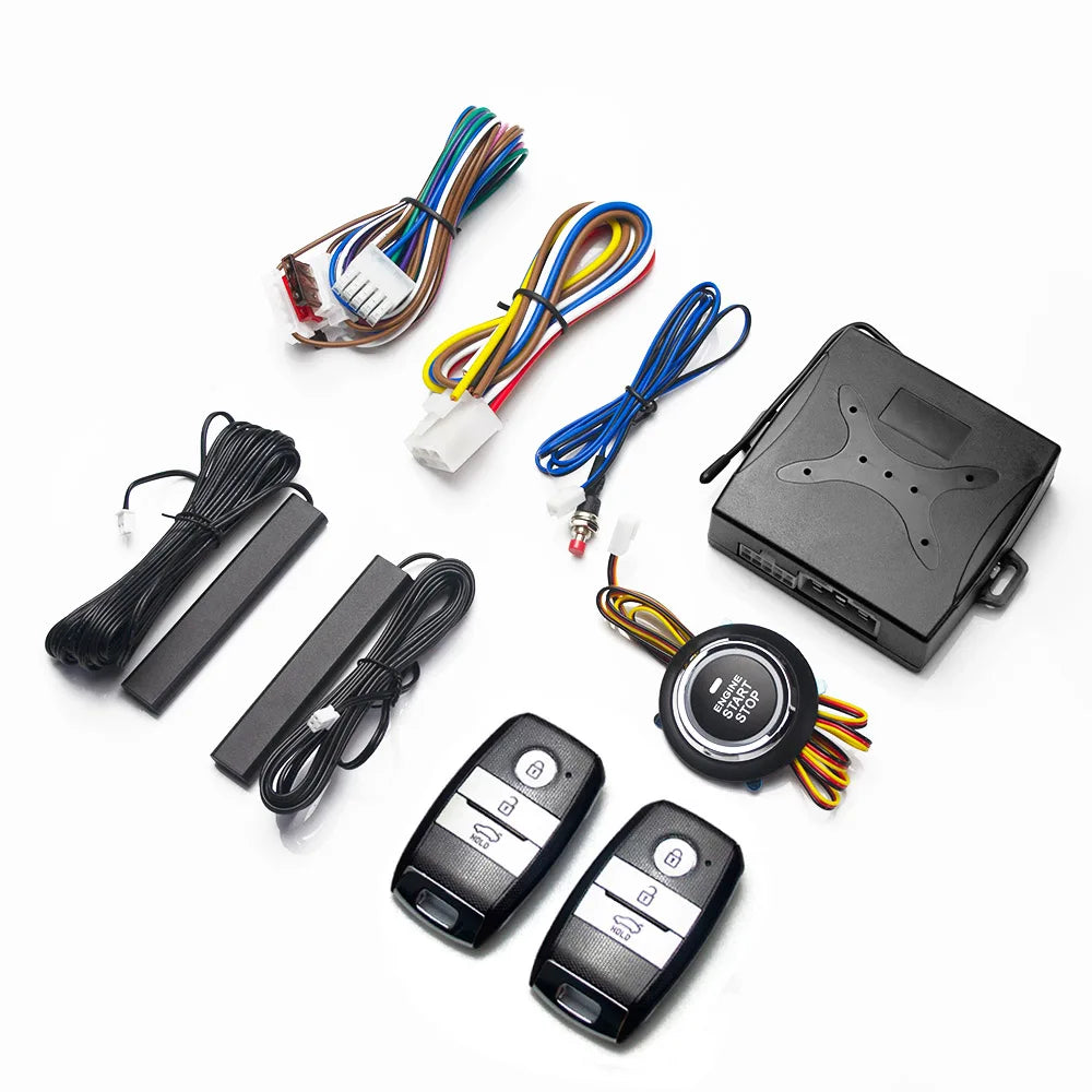 Car Alarm Modification Start Stop Ignition Button Keyless Entry Remote Start  Turn Signal Indicator Universal Accessorie