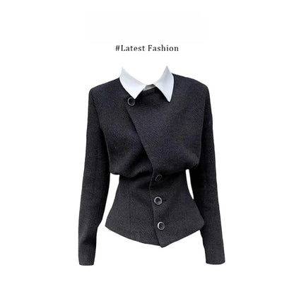 Winter 2025 Slimming High-End Woolen Coat Women's Casual Pants Two-Piece Set Fashionable Korean Style Warmth Comfortable Fit