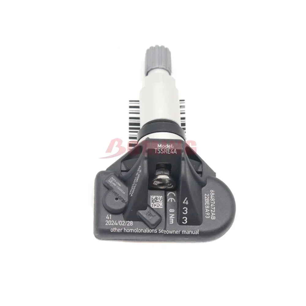 New Car TPMS Tire Pressure Sensor 433MHz 68487472AA 68487472AB For Dodge Challenger R/T Scat Pack 2019 2020 2021 2022 2023
