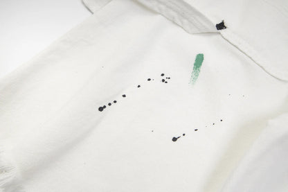 New 2025 Novelty High Zipper Ink Tactics Heavy Skateboard Street Cotton Casual Shorts Kanye Hip-hop Parkour Cargo #AA2