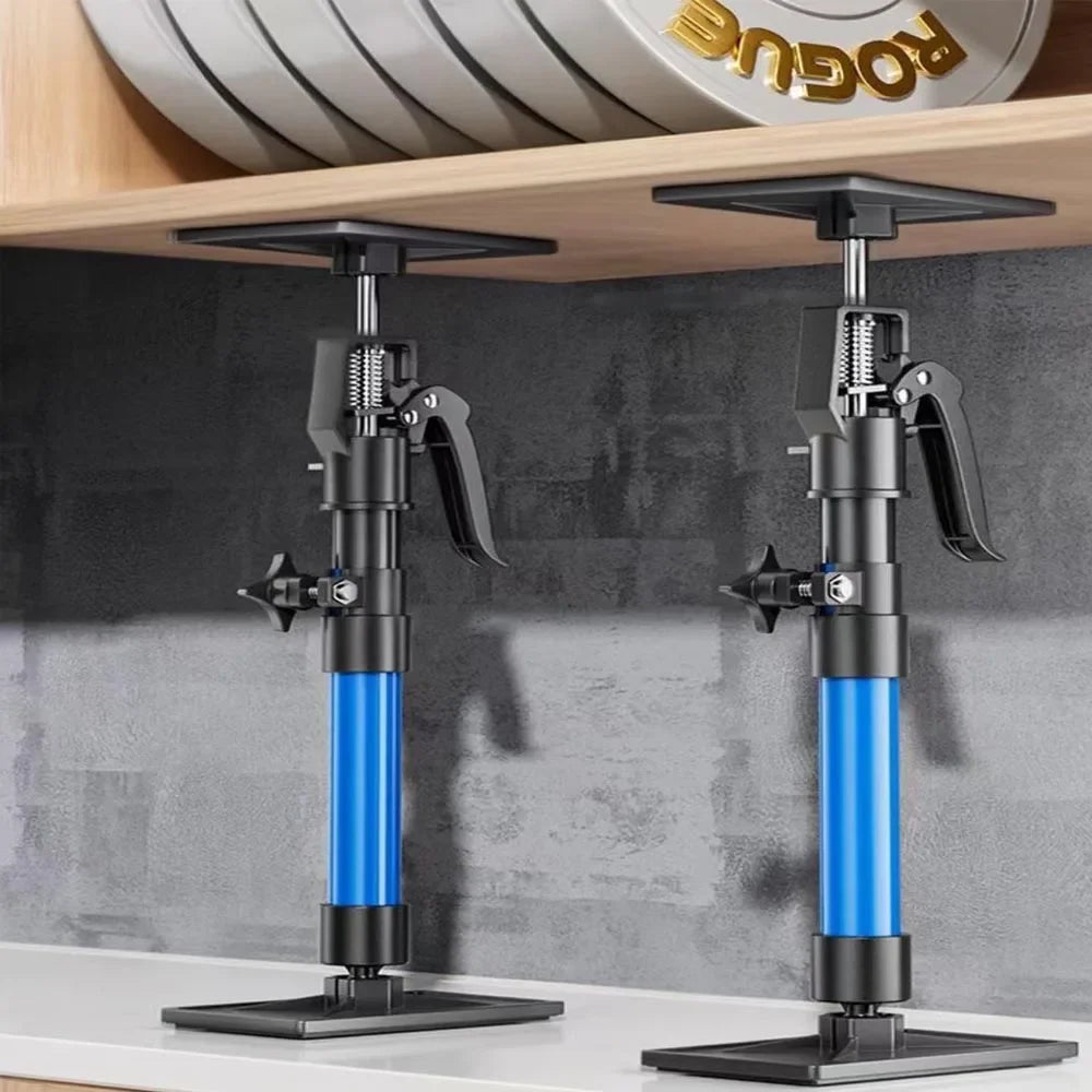 New 2Pcs Labor-Saving Telescopic Steel Support Rod Cabinet Jack Drywall Construction Tool Extensible Non-slip Hand Lifting Jack