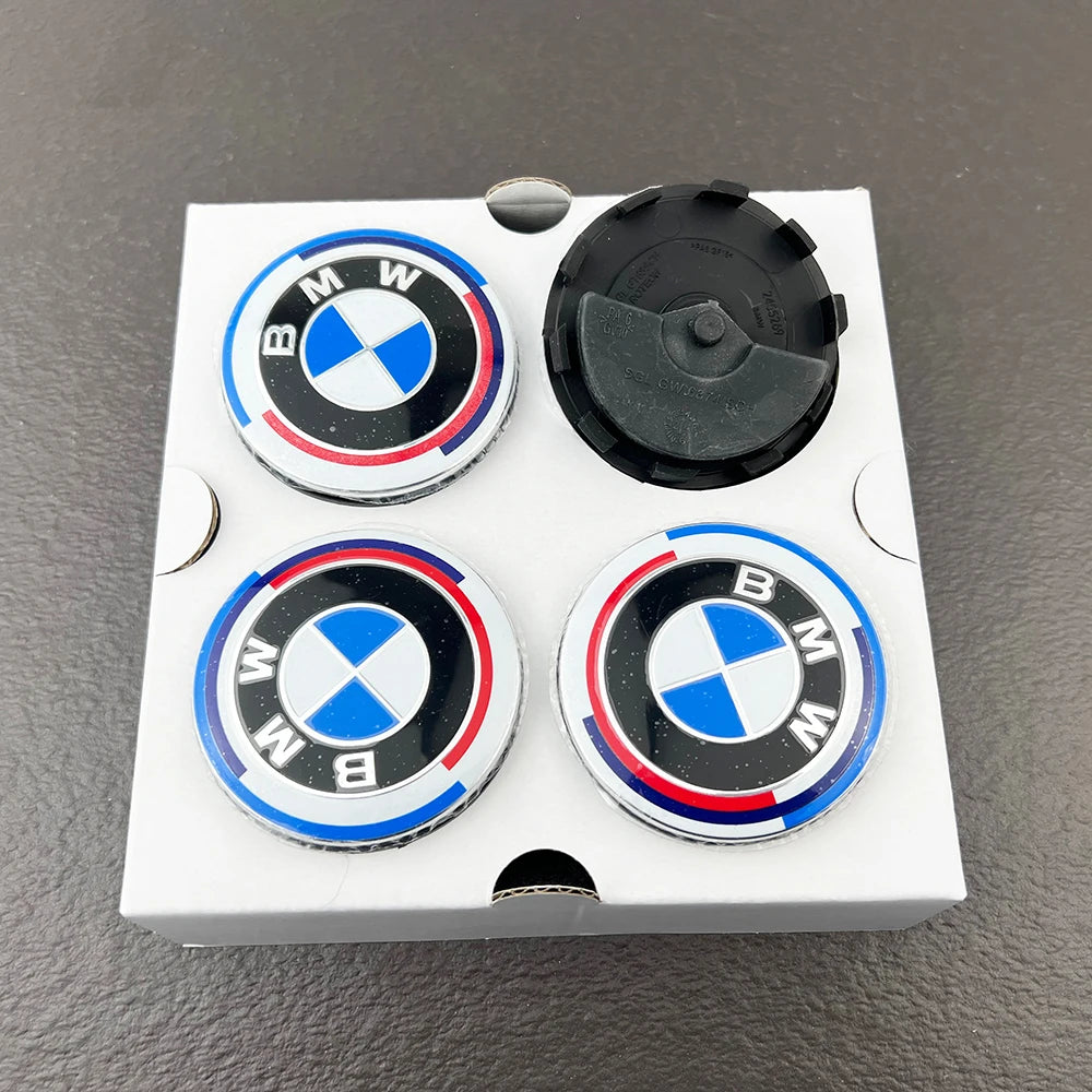 For BMW Floating 4Pcs 56MM 68MM Car Wheel Center Caps E46 E39 E53 E65 E66 G26 F30 F31 F34 G30 G70 G08 G05 G01 E60 F10 F30 G20 X3