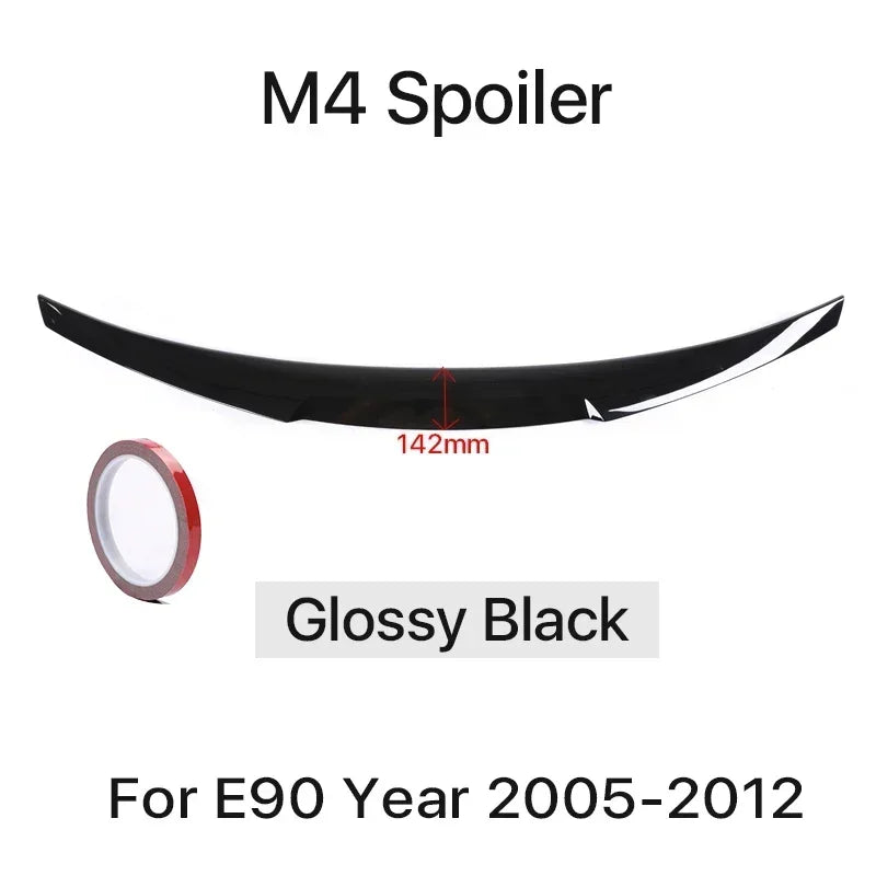 Carbon Fiber Rear Bumper Trunk Spoiler Boot Lid  For BMW 3 Series E90 PSM MP M4 Style Wing Lip 2005-2012  325i 328i 335i 330i