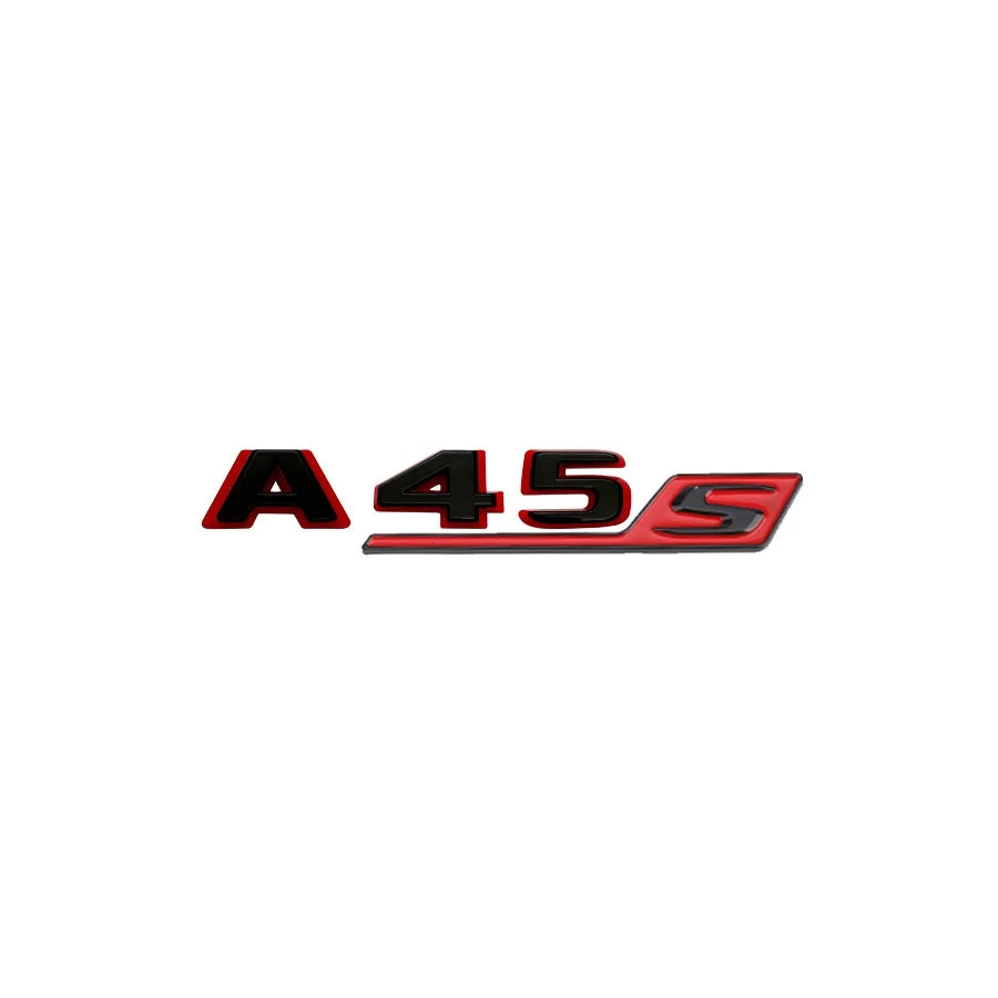2024 New style Two tone Letters A35 A45 A45S Turbo 4matic Emblem for W177 W176 Car Fender Trunk Rear Logo Sticker