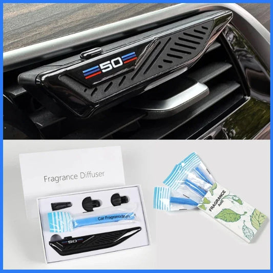 Car Air Freshener For BMW F30 F10 Blade Shape Air Vent Perfume Diffuser Fragrance Holder With Refill Strips