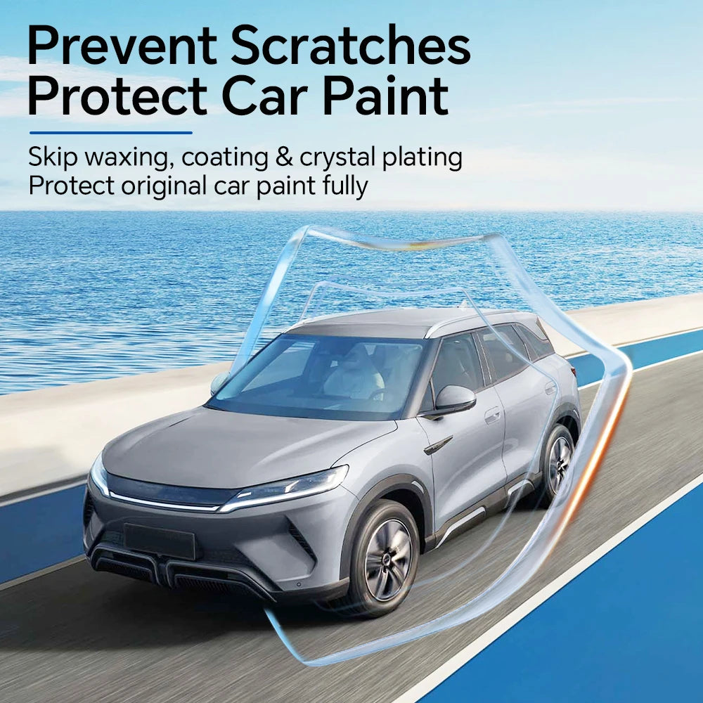 For BYD Yuan UP ATTO 2 2024-2025 Car Paint Protection Film Transparent Self Healing PPF Wrap 8.5mil Clear Bra Anti Yellowing