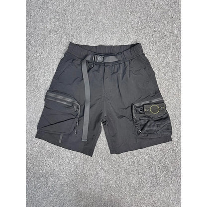 BPStone Self-Substitute Stone 24Ss Multi-Pocket Work Pants Waterproof Functional Loose Straight Outdoor Shorts