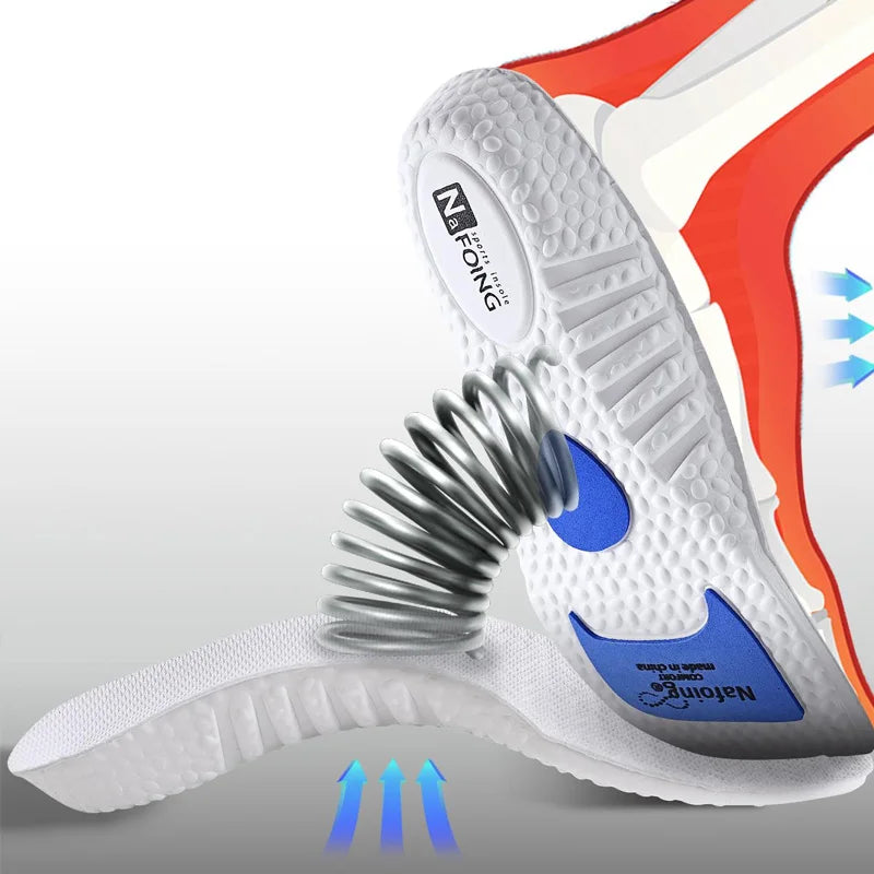 1/4/8Pairs Sports Insole Orthotic Arch Support Flatfoot Running Insoles for Shoes Sole Orthopedic Insoles For Feet Ease Pressure