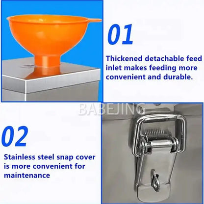 BABEJING-Stainless Steel Garlic Peeler, Peeler, Food Cutting Machine, Whole Garlic Separator, Chinese Made