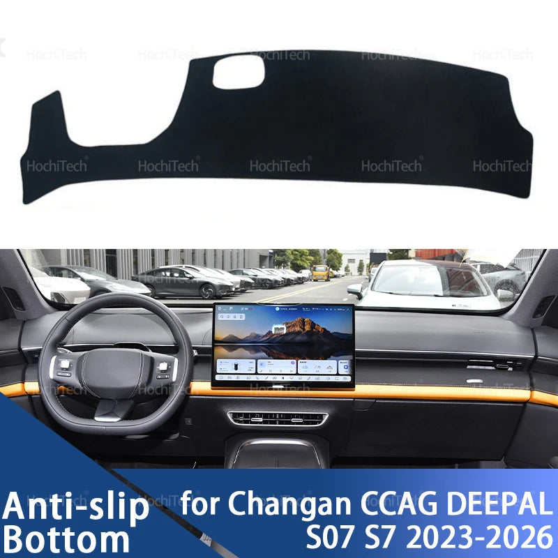 Dashboard Cover for Changan CCAG DEEPAL S07 S7 2023 2024 2025 2026 Car Cover Dash Board Mat Carpet Pad Sunshade Cape Cushion