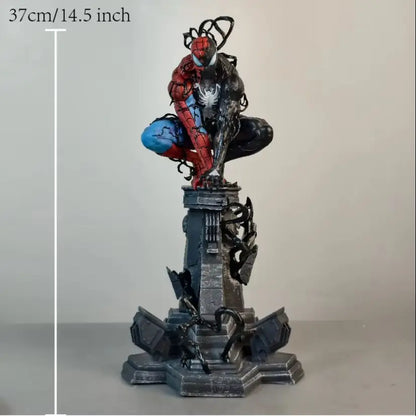 37cm 14.5 inch Anime Spider-Man Figures Pvc Statue Desktop Ornamen Collection Statue Model Decoration Room Desk Toys Gifts