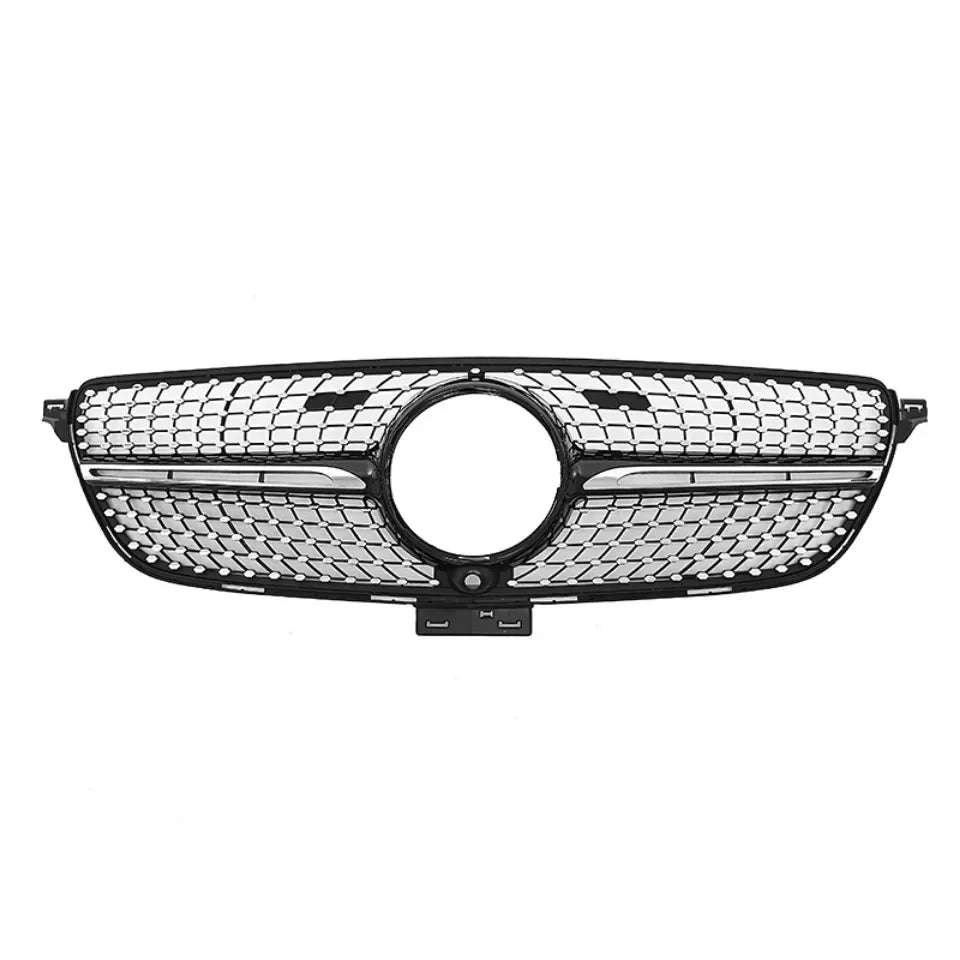 XVIP Front Chrome Diamonds Style Racing Grille For Mercedes Benz GLE C292 GLE350 GLE450 GLE500 GLE43 AMG 2016-2019 Upper Grilles
