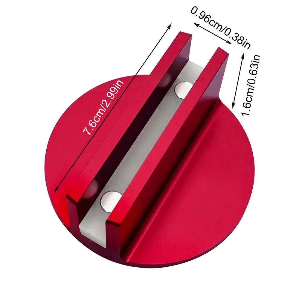 General Magnetic Jack Pad Magnetic Jack Pad Adapter Aluminum Slotted Jack Puck Pinch Weld Grooved Frame Rail Adapter for Car