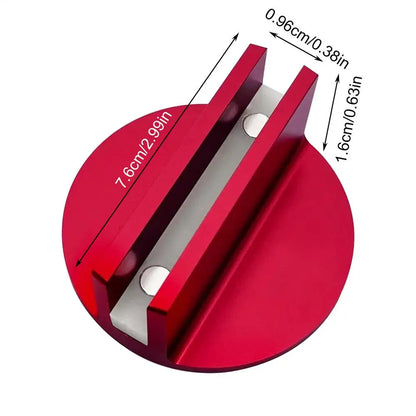 General Magnetic Jack Pad Magnetic Jack Pad Adapter Aluminum Slotted Jack Puck Pinch Weld Grooved Frame Rail Adapter for Car