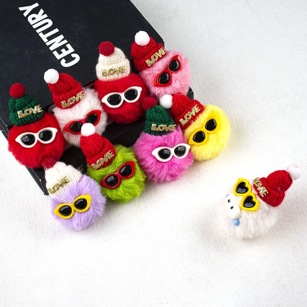 Christmas Cute plush elves Shoe Charms For Clogs Shoe Decoration Premium Quality Popular Shoe Accessories for Great X-mas Gift