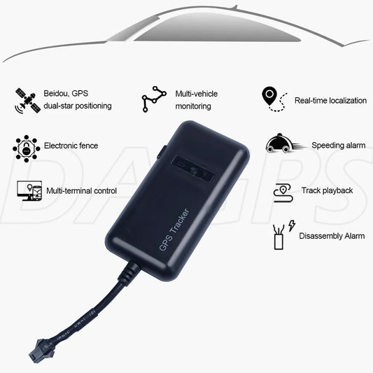 DAGPS Original Quad band High quality Motocycle car gps tracker gt02a google link real time tracking free shipping