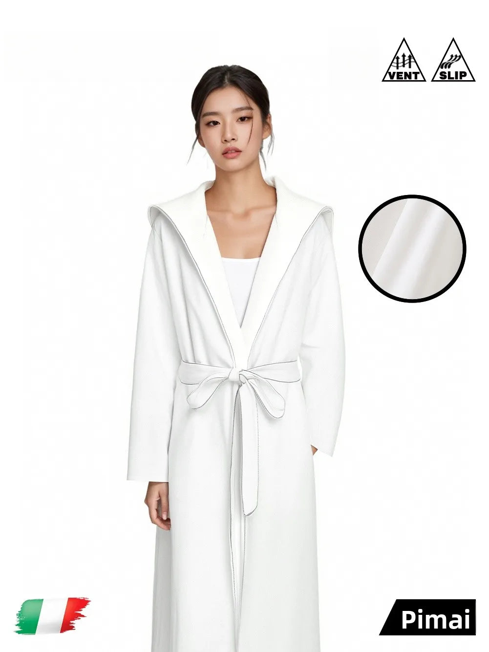PinkBread Coral Fleece Thickened Warm Hooded Couples Sleep Robe Men's Bathrobe Luxury Home Clothes Winter Season Polyester Fiber