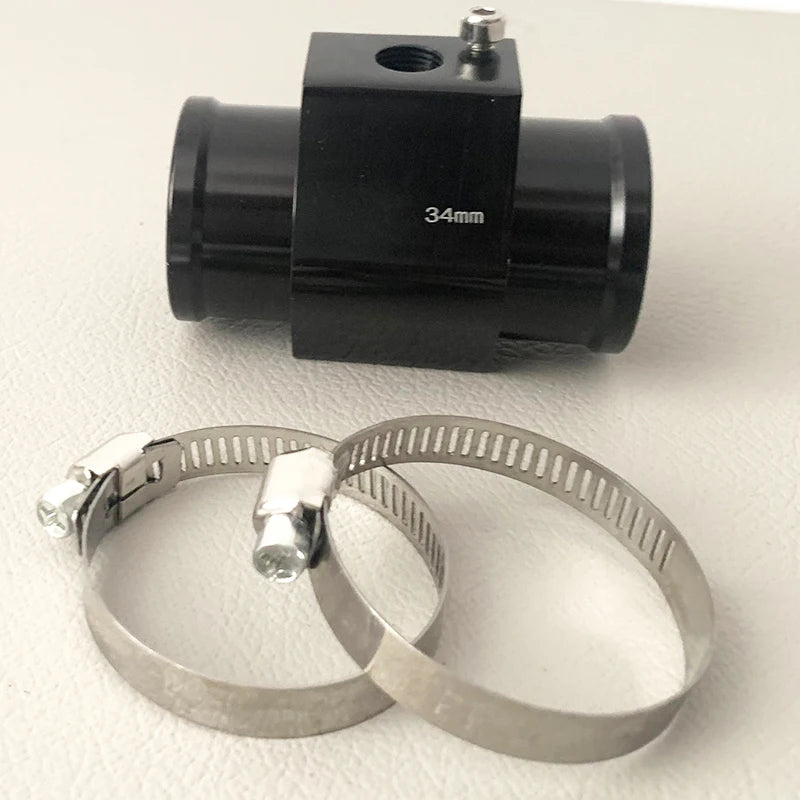 HQ Water Temperature Sensor Head Joint Sensor Radiator Adapter 1/8NPT 12V 24V Digital Water Temperature Gauge Voltmeter
