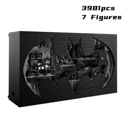Cheapest 3981Pcs Bat Shadow Box Model Bricks Modular Super Hero Building Blocks Sets Adults Collect Christmas Gifts