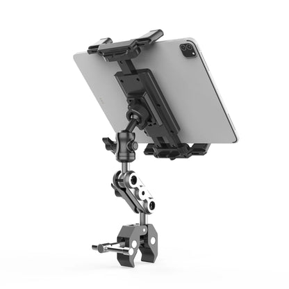Tablet stand suitable for treadmill,, wheelchair, golf cart, microphone,exercise bike,stroller
