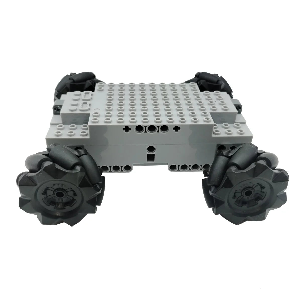 2IN1 Universal Technical Building Block Chassis Electric Omnidirectional Mecanum Wheels 4WD RC Vehicle Crawler Tank Excavator
